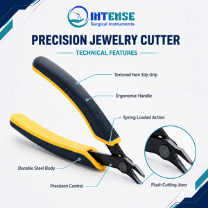 Pince coupante de précision professionnelle pour la fabrication de bijoux, la coupe de fil et les travaux artisanaux - Product Image 4