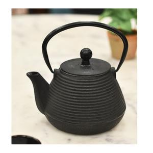 Tetera de hierro fundido negra de gran venta con tapa y asa, tetera decorativa perfecta para el hogar, la cocina y el hotel. - Product Image 1