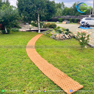 Alfombra ecológica sostenible de fibra de coco/palma para uso en entradas interiores y exteriores y para mantener superficies de suelo limpias y saludables. - Product Image 6