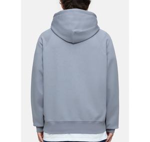 Nouveau design, sweat à capuche en molleton surdimensionné avec impression personnalisée pour hommes, coupe et couture, pull à capuche en coton noir pour hommes - Product Image 5