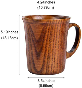 Tazas de Té de Madera Natural, Tazas de Café de Madera, Tazas de Madera para Cocina, Tazas de Café y Té para Hotel, Restaurante, Tazas de Cerveza con Logotipo Personalizado - Product Image 5