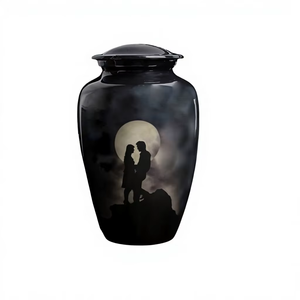 Urna Funeraria Aqua Harbor - Urna de Metal Blanca Estilo Americano, Capacidad de 200 Pulgadas Cúbicas, 1 Año de Garantía - Diseño Tranquilo para Cenizas - Product Image 6