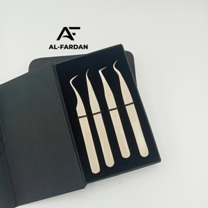 Premium Quality Tweezers For Eyelash Extensions Strong Curved And 90 Degree Slim <b>Boot</b> Eyelash Tweezer with Card <b>Boxes</b> - Product Image 1