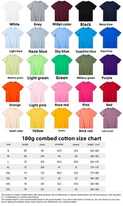 T-shirt à manches courtes en jersey 100 % coton pour homme SPRINT SPORTS, col rond, coupe classique, bleu uni, tissu tricoté teint uni, décontracté - Product Image 6