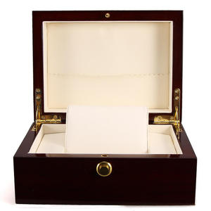 Custom Logo Wooden <b>Watch</b> Box Glossy Lacquered Jewelry <b>Case</b> Gift Packaging for Brand Display - Product Image 4