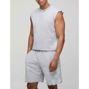 Conjunto de Verano para Hombre, Camisa Moderna Casual de Manga Corta, Pantalones Cortos Suaves y Transpirables de Algodón, Traje de Dos Piezas para Vacaciones, Playa y Uso Diario - Product Image 4