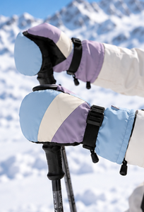 Mitaines d'hiver imperméables pour adultes, colorées, avec ceinture de maintien, pour sports de neige - Vente en gros et fabrication OEM - Product Image 5