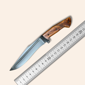 A&M Enterprises High Quality Stainless Steel Fixed Wooden Handle Survival Utility Outdoor Camping Drop Point 3-Year <b>Knife</b> - Product Image 6