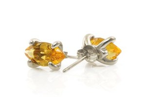 2026 Arrival Eye Shape <b>Stud</b> Solid 925 Sterling <b>Silver</b> Natural Citrine Marquise Faceted Cut Gemstone Dainty Earrings Fine Jewelry - Product Image 4