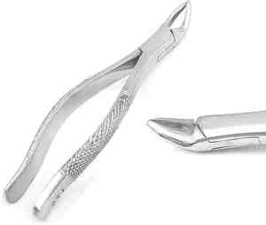 Nuevas Pinzas de Raíz Superiores de Acero Inoxidable de Calidad, 18.5cm, Instrumentos Quirúrgicos Dentales, Fuente de Alimentación Manual - Product Image 2