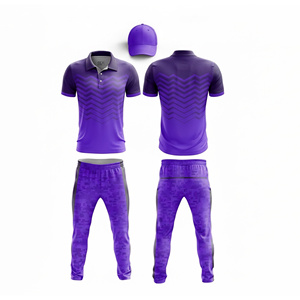 Conjunto de Camiseta y Pantalones de Cricket Sublimados de Alta Calidad |   Uniforme Completo de Cricket para Hombres, Mujeres y Jóvenes, Camiseta Polo y Pantalones - Product Image 4