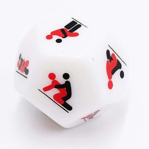 Dados de Resina para Adultos, Juego de 6 Piezas F4440, Luminosos en Inglés, para Parejas, Juguete Sexual - Product Image 5