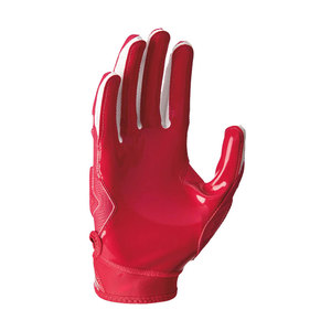 Gants de football américain de qualité supérieure, paume en cuir, doigts entièrement couverts, respirants, durables, sangle de poignet réglable, vêtements de sport - Product Image 6