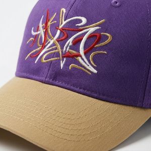 Gorra de Béisbol Morada con Visera Dorada para Mujer, Nueva, Moderna, con Diseño Ajustable, para Uso Diario, Estilo Caballero, Universal, a la Moda, Personalizable, de Algodón - Product Image 4