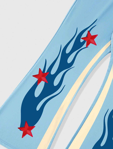 ชุดเซ็ตเสื้อฮู้ดและกางเกงวอร์มผ้าฝ้าย 100% พิมพ์ลายการ์ตูนแบบเรียบหรู ดีไซน์พรีเมียม สำหรับทุกเพศ สไตล์ลำลองสตรีทแวร์สุดเทรนดี้ ชุด 2 ชิ้น - Product Image 6