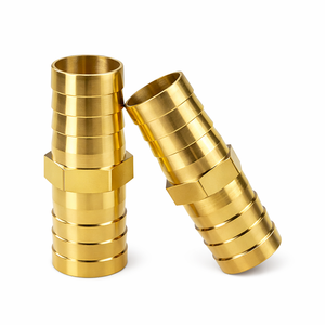 Conexión Cilíndrica de Aleación Lisa para Accesorios de Hardware Directo, Junta de Doble Horquilla de 6mm para Aire de Baja Presión, Conexión Directa para Manguera de 10mm - Product Image 1