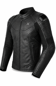 Chaqueta de Motociclista de Cuero Profesional para Carreras |   Negro Marrón Rojo |   Fabricante OEM ODM |   Diseño de Calidad Premium |   Ropa de Carreras - Product Image 3