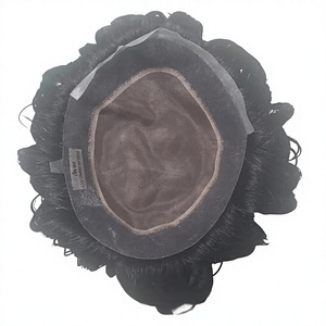 Peluca de Cabello Austriaco Taz, Cabello Remy Chino de Primera Calidad, Trama Única, con Ondas Profundas Naturales, Prótesis Capilar - Product Image 1