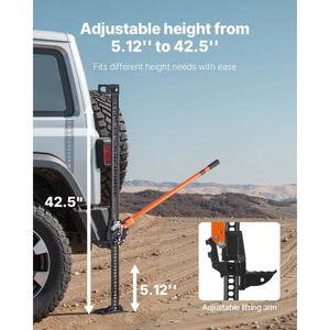 Martinetto Idraulico da 48 Pollici per Uso Agricolo, Capacità 3,18 Tonnellate (7.000 Libbre), Sollevatore a Cricchetto per Trasmissioni, Robusto per Uso Stradale - Product Image 5