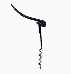 ที่เปิดขวดแบบบิดเกลียวยุคกลางทำด้วยมือ,ที่เปิดไวน์นอร์เวย์เรือไวกิ้งยุคกลางทำจากเหล็กตามสั่ง - Product Image 1