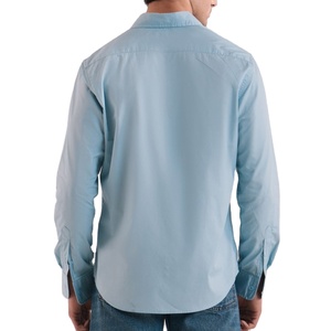 เสื้อเชิ้ตผ้าคอตตอนสำหรับผู้ชายเสื้อโอเวอร์ไซส์คอตตอนแขนยาวแบบมีกระดุมสำหรับ100% - Product Image 5