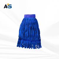 Serpillère plate en coton à code couleur pour usage commercial, serpillère professionnelle robuste pour nettoyage humide et sec, vente en gros