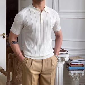 Camisas Polo de Golf Personalizadas Bordadas para Hombre, de Verano, 100% Algodón, Resistentes a las Arrugas, con Protección Solar y Absorción del Sudor - Product Image 6