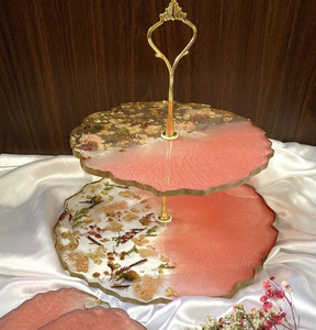 New Design Resin Cake Stand Cake Top Selling Resin <b>Cup</b> Cake Stand with Customized Design <b>for</b> Wedding Hotel and Home Parties Deco - Product Image 6
