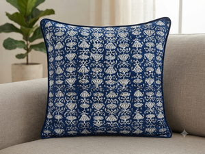 Premium 100% Cotton Handcrafted Anti-Bacteria Washable Luxury <b>Throw</b> <b>Pillow</b> Cover Customizable Floral/Portrait/Festival Patterns - Product Image 4