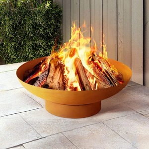 Brasero Metálico Moderno para Decoración de Jardín y Patio Trasero Contemporáneo - Product Image 5
