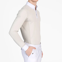 Vêtements de sport légers d'été, broderie de logo personnalisée, respirants, séchage rapide, unisexes, sous-vêtements d'équitation