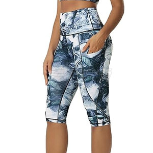 Leggings respirants taille haute pour femme – Extensibles, confortables, pour yoga, gym, tenue décontractée, coupe ajustée, vêtements de sport, séchage rapide, été - Product Image 2