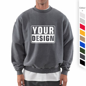 Sweat-shirt à capuche en polaire pour adulte, sweat-shirt à col rond imprimé sur mesure, respirant et ample, pull décontracté - Product Image 1