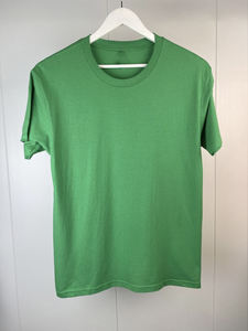 Camiseta de Algodón Lisa para Hombre, Ligera, Transpirable, de Manga Corta y Cuello Redondo, para Impresión - Product Image 3
