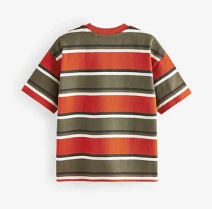 Camiseta a Rayas de Algodón Sublimado Transpirable al por Mayor, Camiseta Ligera Transpirable para Hombre, Top de Verano - Product Image 2
