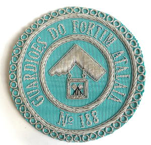 Insignias de Lona Bordadas a Mano de Lujo Personalizadas Hechas a Mano con Tela de Bullion de Alta Calidad, Servicio OEM, Regalia Masónica Ecológica 3D - Product Image 4