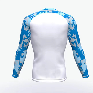 Tissu extensible durable, rashguard de sublimation de qualité supérieure, design personnalisé, vêtements de sport légers, vente en gros d'usine - Product Image 6