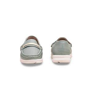 Pull Mocassin Vert Pour Femme WN4348 - Product Image 2