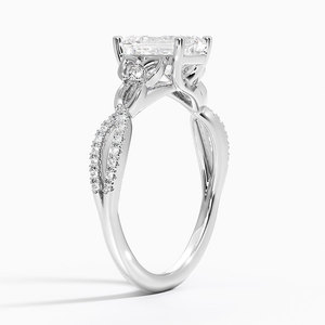 BOJ <b>Ring</b> 0120 <b>Emerald</b> Cut 925 <b>Silver</b> Prong Setting Solitaire Diamond <b>Ring</b> 2ct D Color VVS1 Moissanite GRA Certified - Product Image 2
