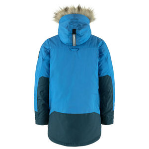 Veste d'hiver rembourrée pour homme, coupe décontractée, fermeture éclair, service OEM, grande taille, rouge, à capuche, avec garniture en fourrure, coupe-vent - Product Image 6