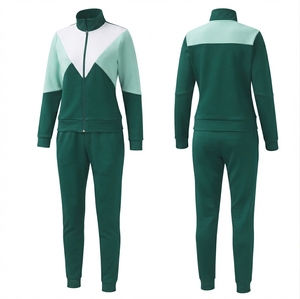 Ensemble de survêtement pour femme de haute qualité à prix de gros, pantalon à taille élastique, style décontracté, couleur unie, longueur intégrale - Product Image 2