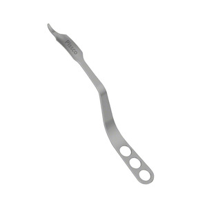 Retractor de cadera con palanca ósea curva PISSCO, retractor quirúrgico de palanca ósea para cirugía de cadera, 1 unidad de acero inoxidable - Product Image 1