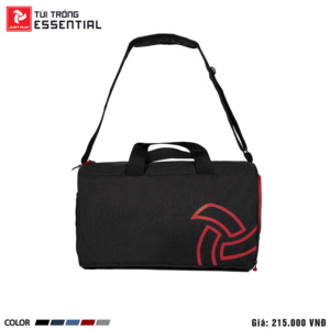Sac de sport et de gym essentiel personnalisé avec logo et couleur, compartiment à chaussures, polyester imperméable, 22L - Product Image 5