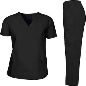 Conjunto de Uniformes Médicos Transpirables al Por Mayor para Hombre y Mujer: Blusa y Pantalón - Product Image 6