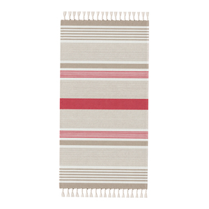 ผ้าขนหนูชายหาด Fouta ผ้าฝ้าย 100% ย้อมเส้นด้ายลายทาง ผ้าขนหนูฮัมมัมแบบตุรกี เนื้อนุ่ม แห้งเร็ว น้ำหนักเบา ผู้ผลิต OEM - Product Image 2