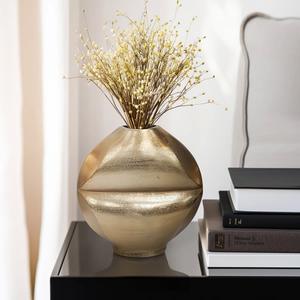 Florero Decorativo de Metal Hecho a Mano, Moderno, para Mesa, Ecológico, Resistente al Óxido, Elegante Adorno para Interiores del Hogar - Product Image 1