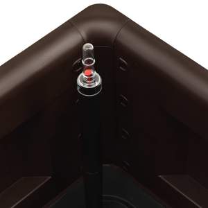 Grandes jardinières et pots de fleurs surélevés en polypropylène moka résistant aux UV de qualité supérieure - Product Image 5