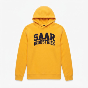 Sweat à capuche en polaire bleu Saar Industries, coupe ample, pull décontracté pour homme, anti-boulochage, hiver, 180g, longueur intégrale - Product Image 4