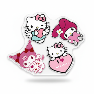 Paleta de Estilo de Dibujos Animados Popular para Extensiones de Pestañas, Soporte Acrílico Personalizado para Pestañas, Herramienta para Técnicos de Salón de Belleza - Product Image 2