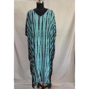 Caftán Maxi Oversize Tie Dye para Mujer, Vestido Holgado para Resort con Silueta Fluida y Cómodo Caftán de Playa - Product Image 1